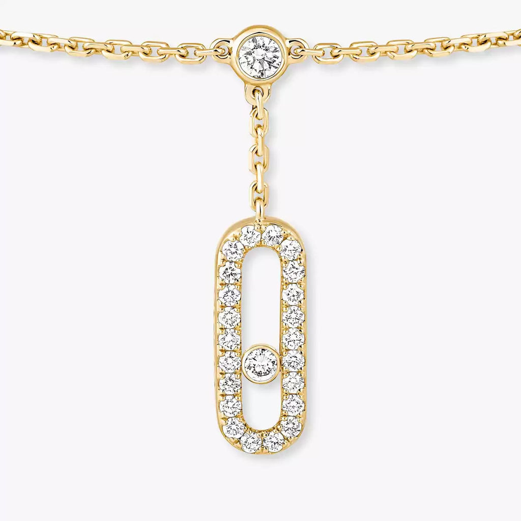 [Twinkle ] Move Uno pavé ankle bracelet