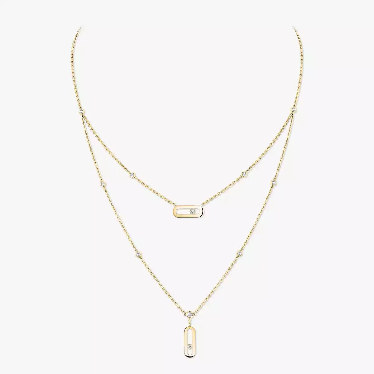 [Twinkle ] Move Uno Diamond Necklace