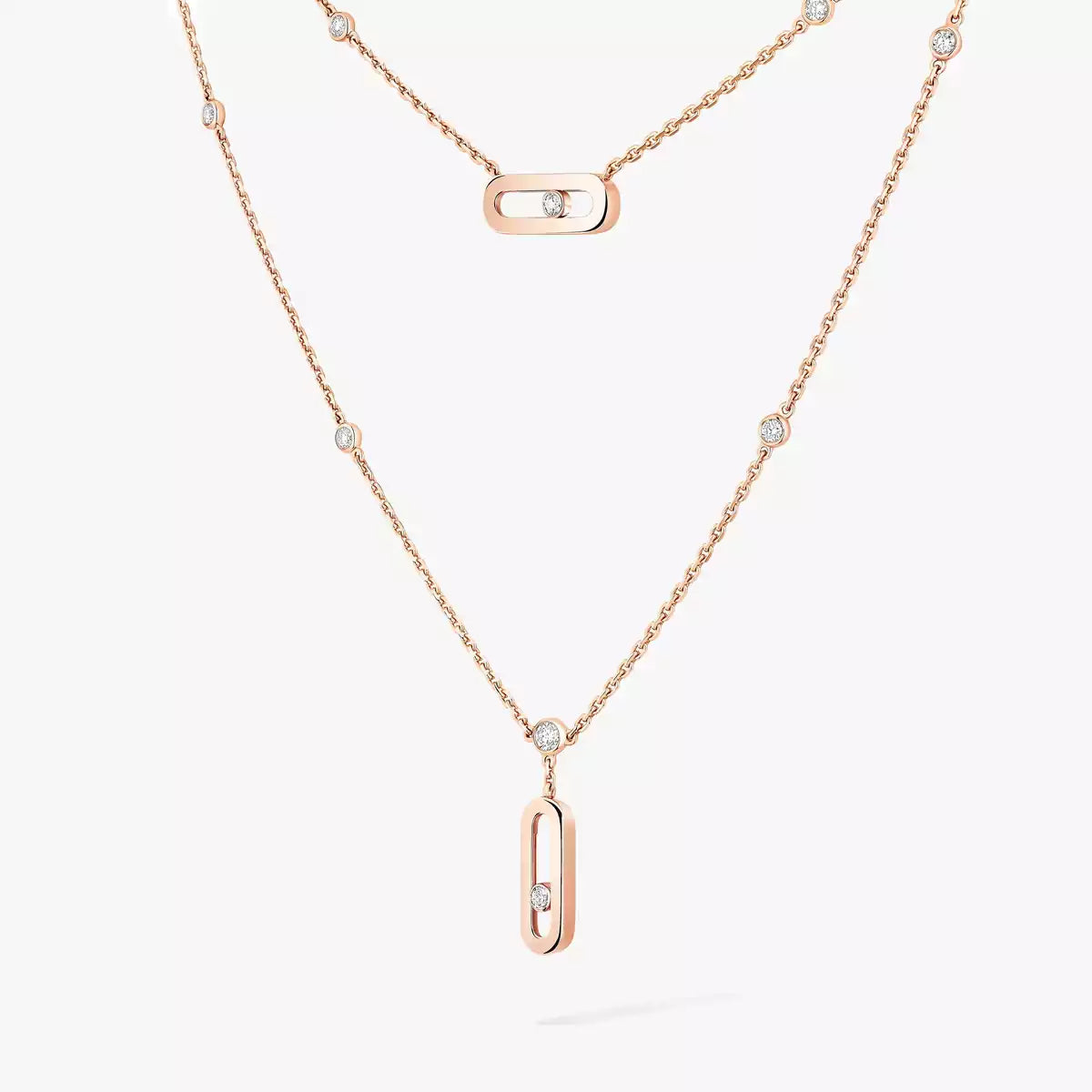 [Twinkle ] Move Uno Diamond Necklace