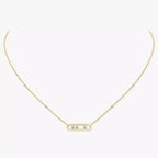 [Twinkle ] Baby Move Gold Diamond Necklace