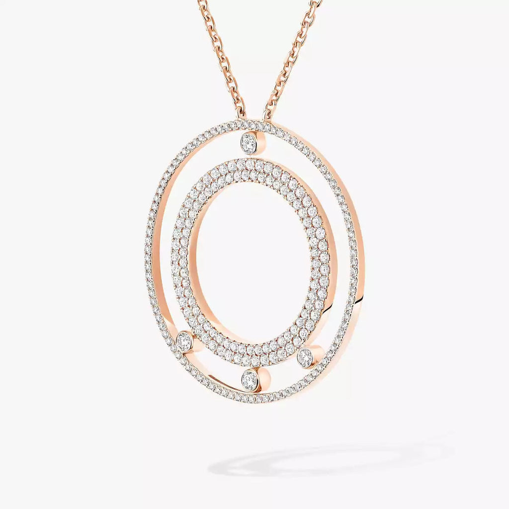 [Twinkle ]Move Romane Long Pave_-Set Diamond Necklace