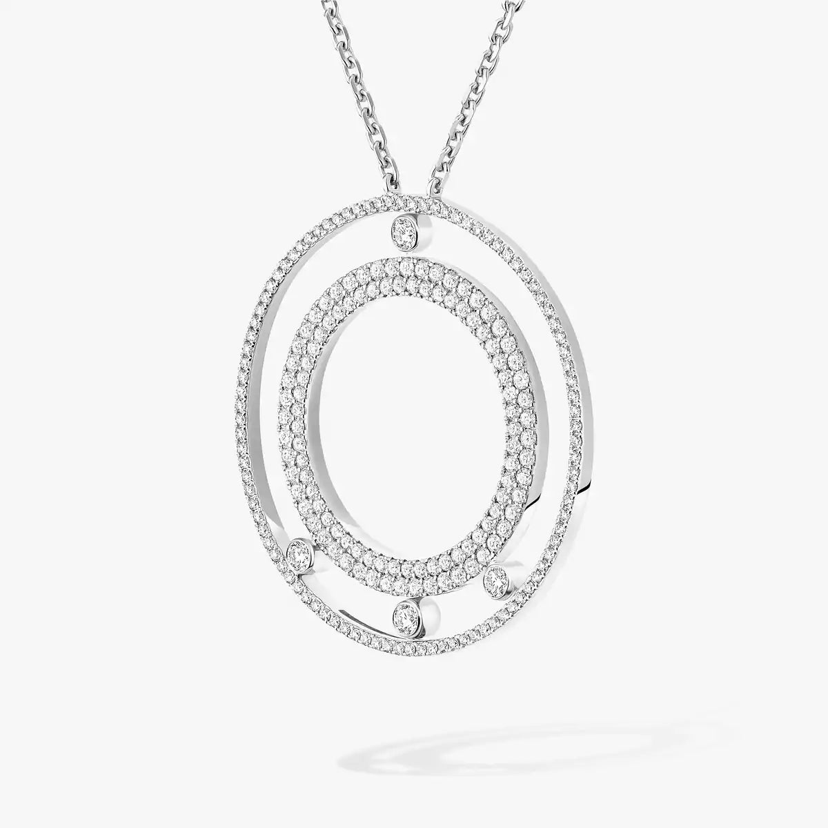 [Twinkle ]Move Romane Long Pave_-Set Diamond Necklace