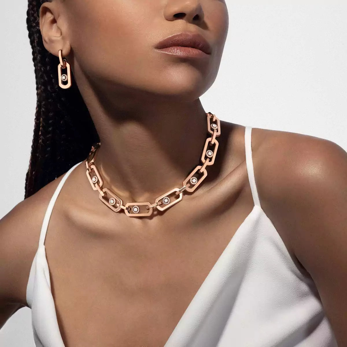 [Twinkle ] So Move XL Diamond Hoop Earring