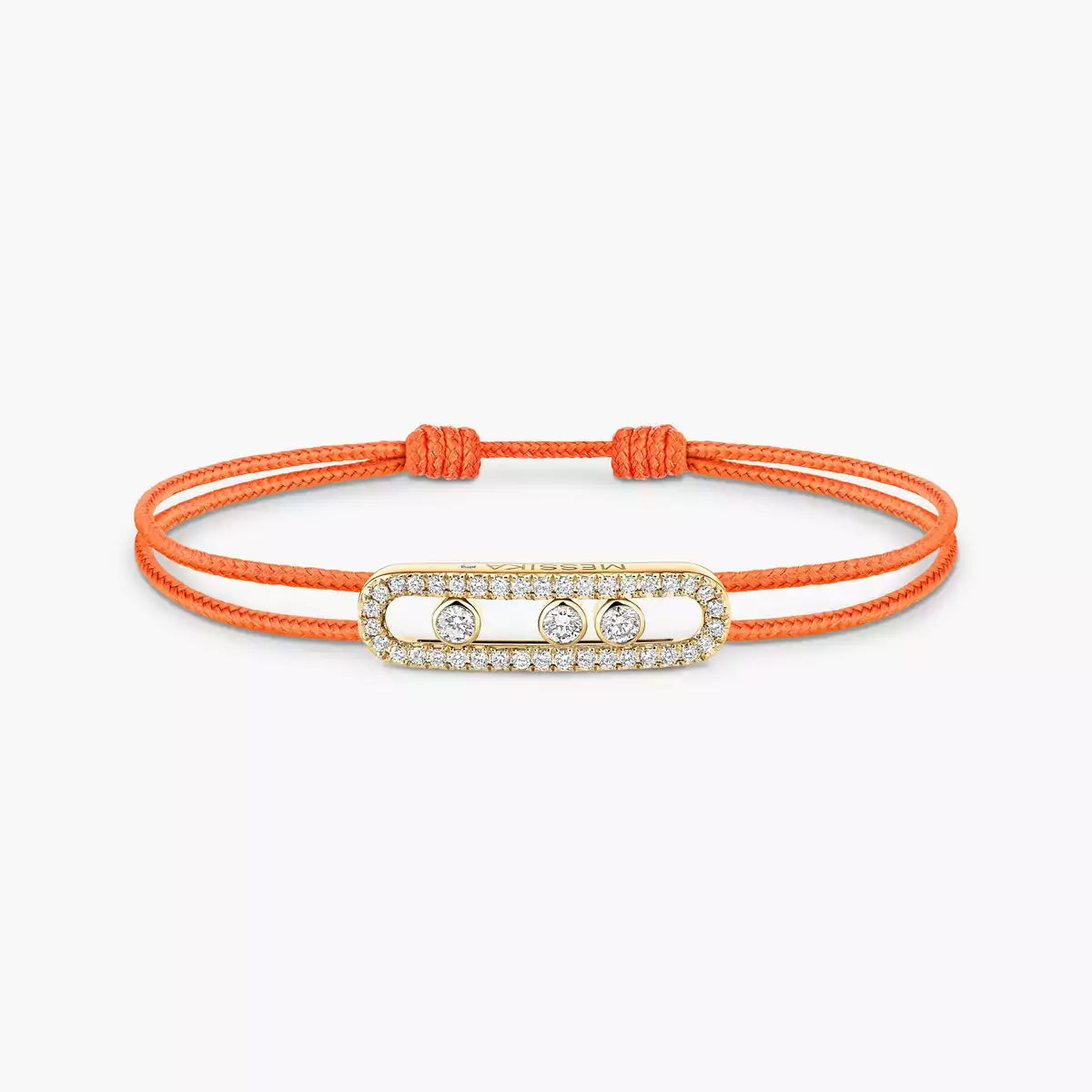 [Twinkle ]MK Care(s) pink cord pavé bracelet