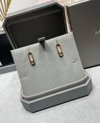 [Twinkle ]MOVE UNO SMALL 1 DIAMOND EARRINGS